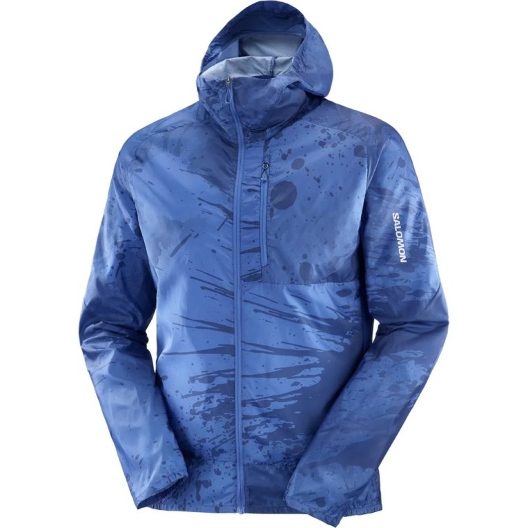 Cortavientos Salomon Bonatti Cross Hombre Azules | MX QPGE290